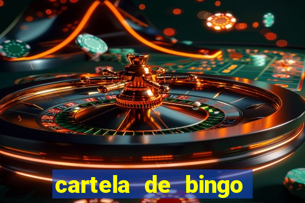 cartela de bingo cha de panela